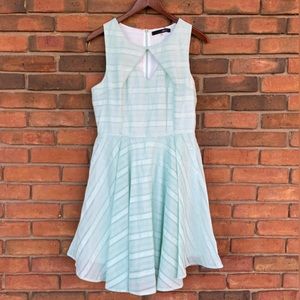 NWT Striped Organza Dress Sz M